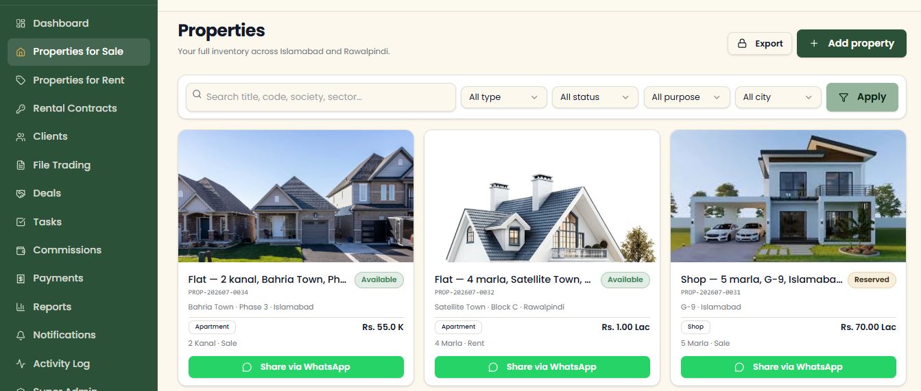 Property Listing
